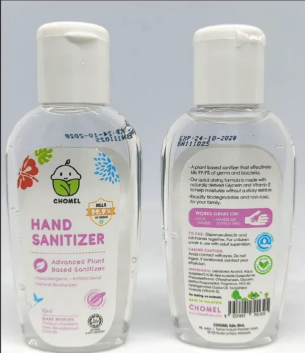 Three batches of Chomel Hand Sanitiser banned due to excessive methanol levels