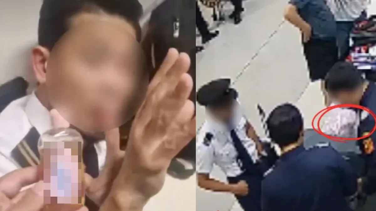 Kastam Indonesia dedah rakaman CCTV juruterbang Malaysia disyaki seludup dadah