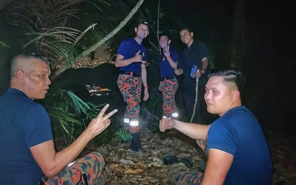 Lelaki sesat di Air Terjun Kanching ditemui selamat selepas lapan jam SAR