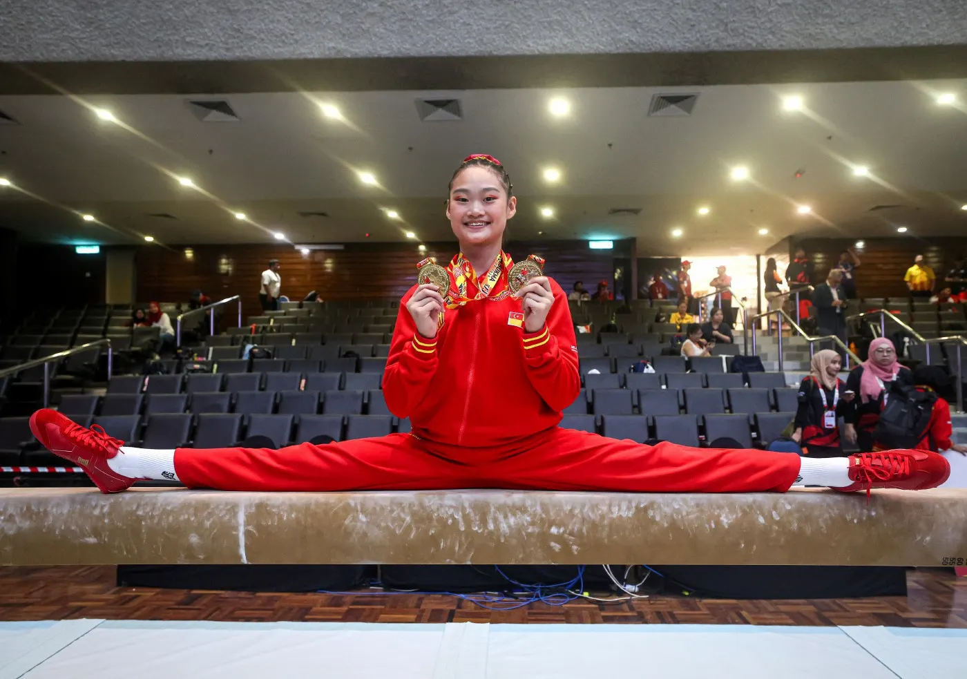 Hard work pays off with four golds for Cadence