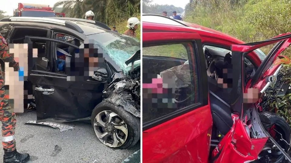 Suami isteri antara tiga maut nahas di Kota Tinggi