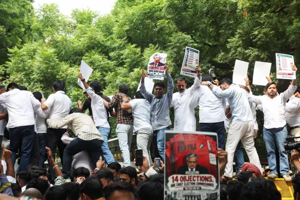 Indian police use tear gas against protesters seeking election chief's ouster