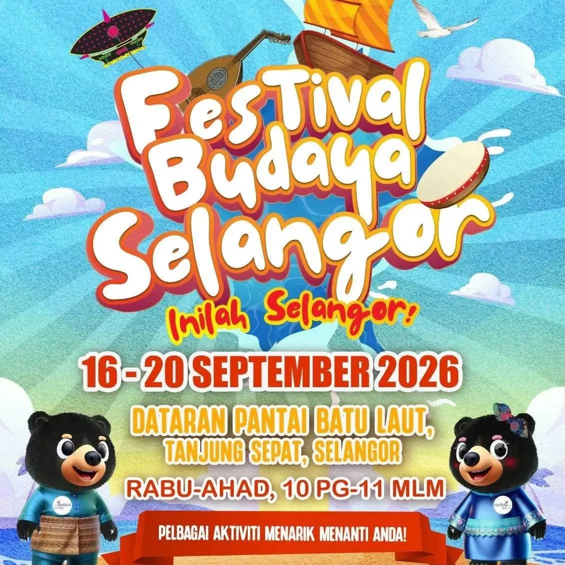 Festival Budaya Selangor 2026 meriahkan Tanjung Sepat lima hari