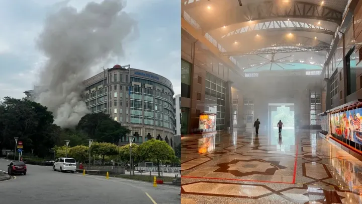 斯里直辖区大厦失火 仅咖啡厅厨房受影响