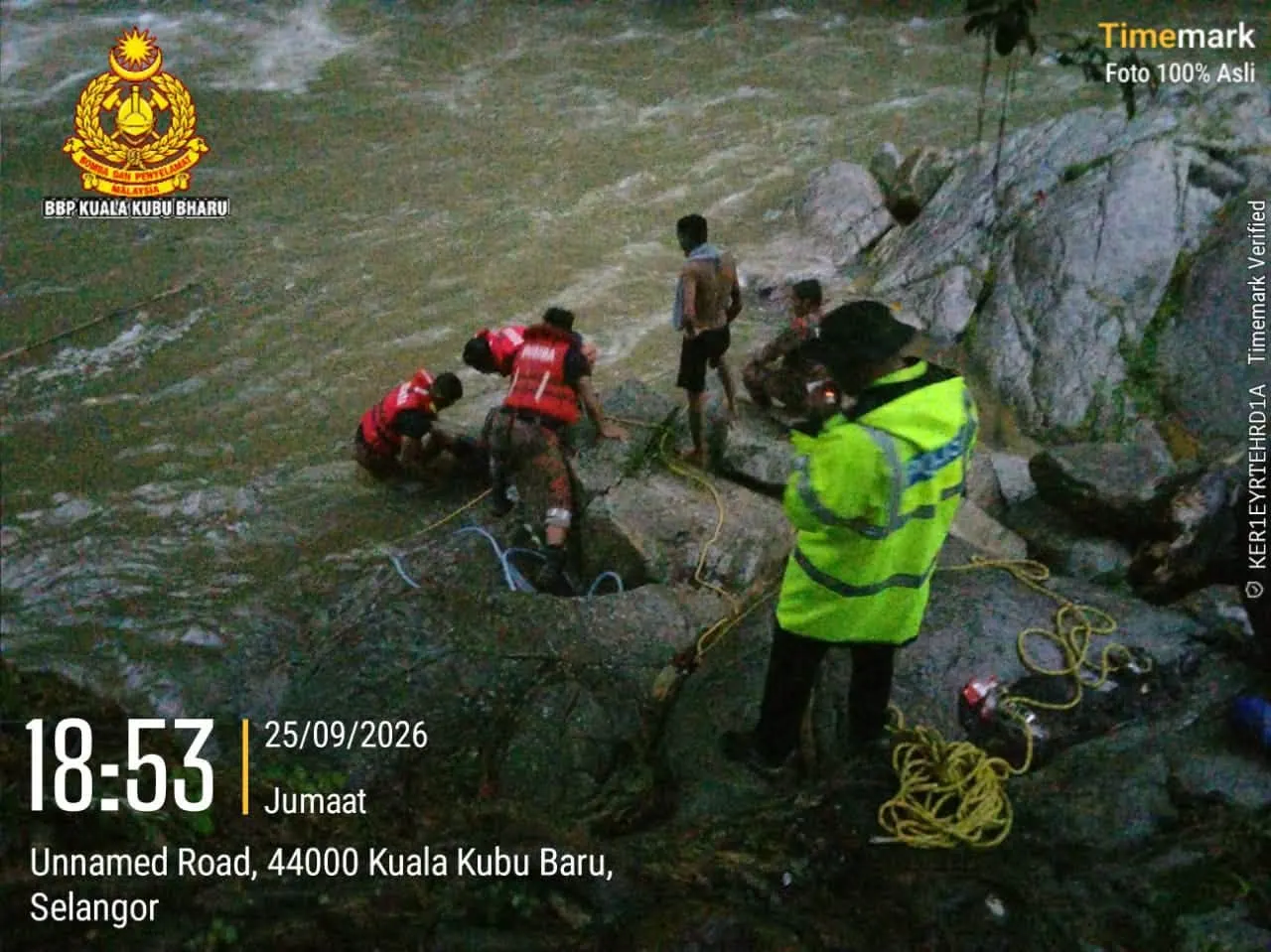 Lelaki ditemukan lemas di Air Terjun Sungai Pertak