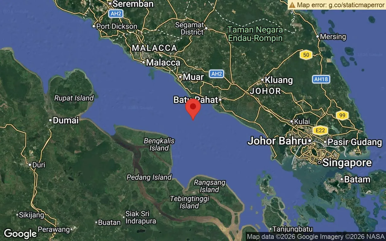 Weak 4.4-magnitude quake hits waters off Batu Pahat