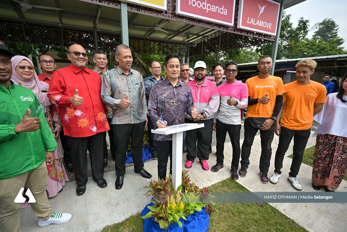 12地方政府设TEDUH休息站   让送餐骑士有处歇脚