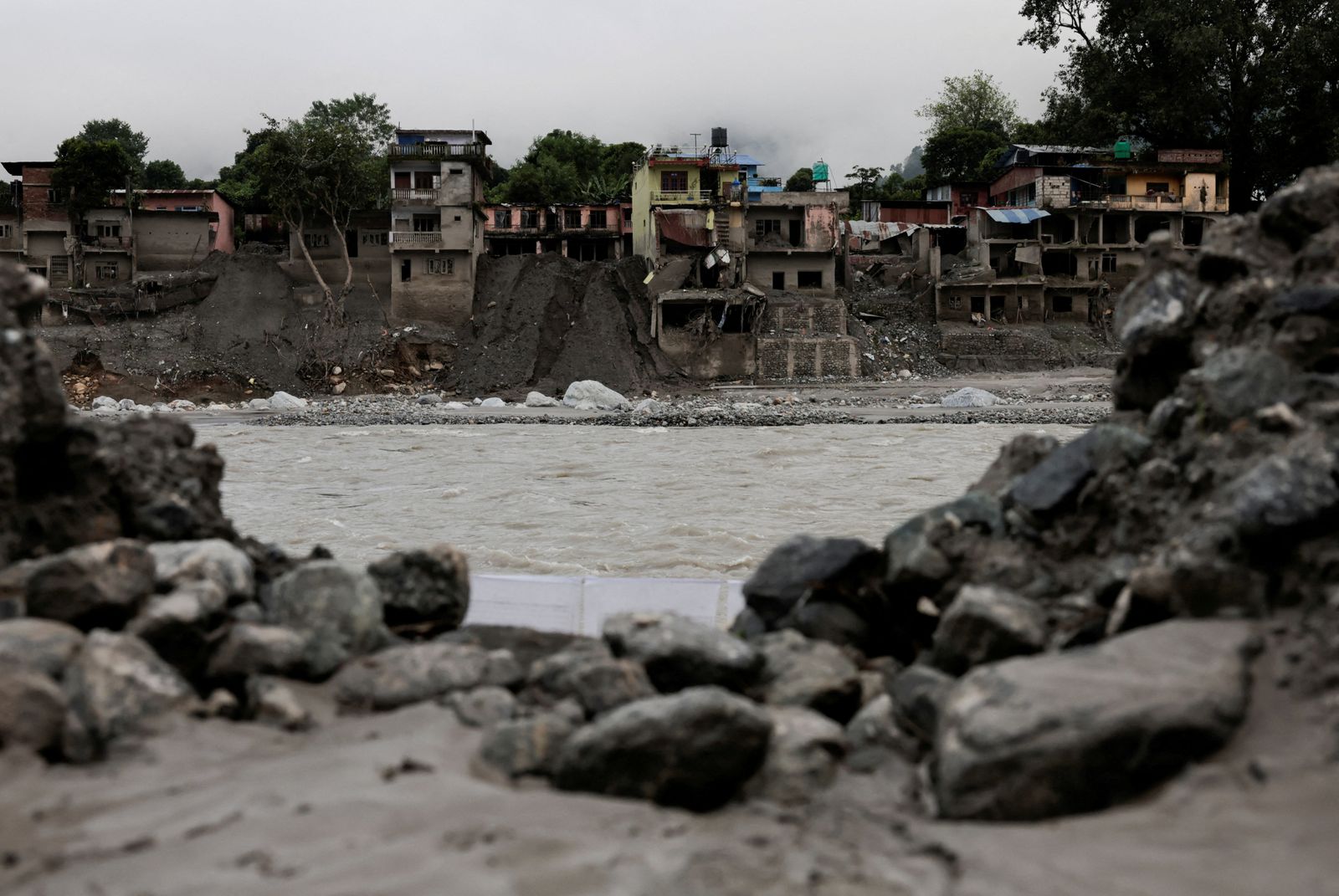 Floods, landslides kill 15 in India, four in Nepal as rivers rise