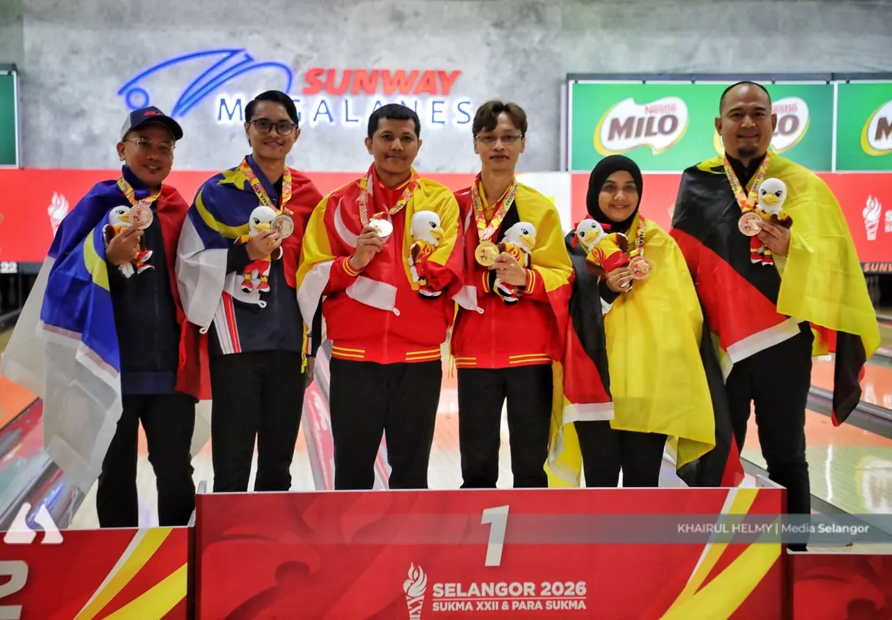Para SUKMA 2026: Selangor bolot tiga emas tenpin boling