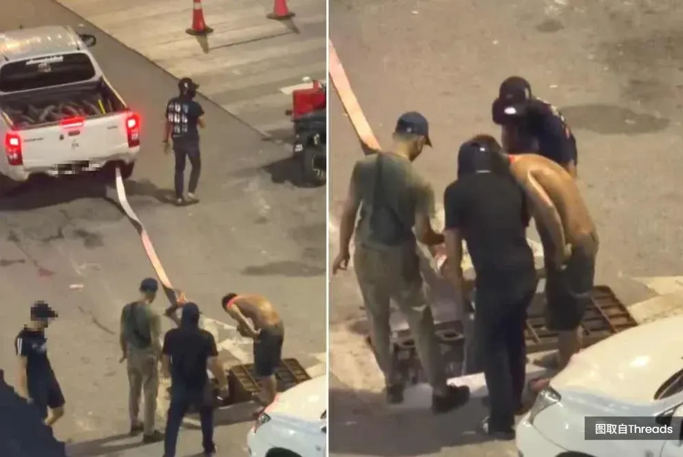 社媒流传嫌犯公然偷电缆 警方积极追缉嫌犯下落