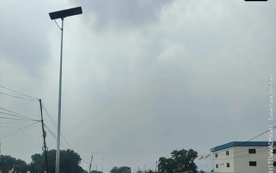 Pemasangan lampu solar di Jalan Johan Setia tingkat keselamatan pengguna jalan raya