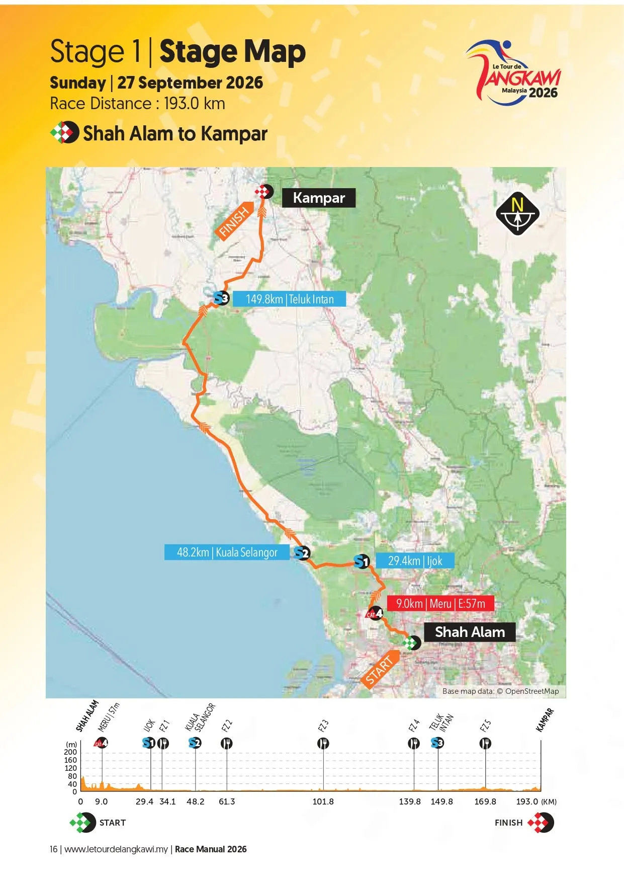 LTDL 2026: Tiga laluan di Kuala Selangor ditutup berperingkat Ahad ini