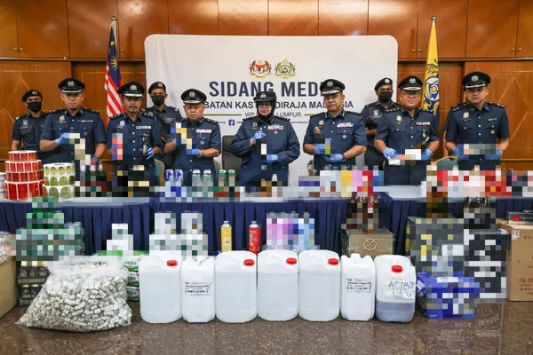 JKDM rampas rokok putih, minuman keras tidak berkastam bernilai RM1.95 juta
