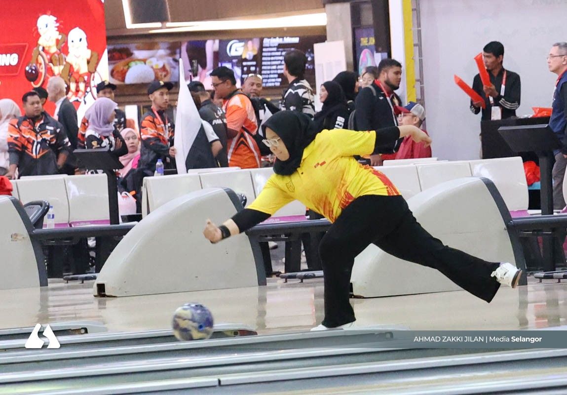 Para SUKMA: Cedera lutut bukan penghalang Nadia Syafika bantu Selangor raih emas boling