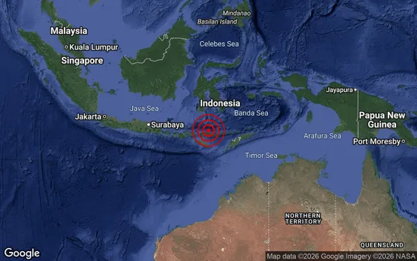 5.2-magnitude earthquake strikes Indonesia’s Flores region