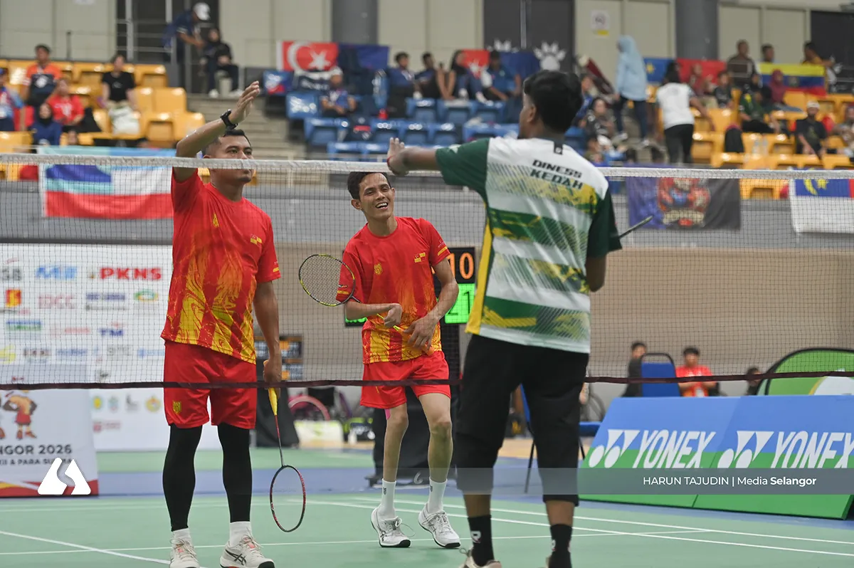 Para SUKMA 2026: Tiga kemenangan warnai aksi badminton Selangor