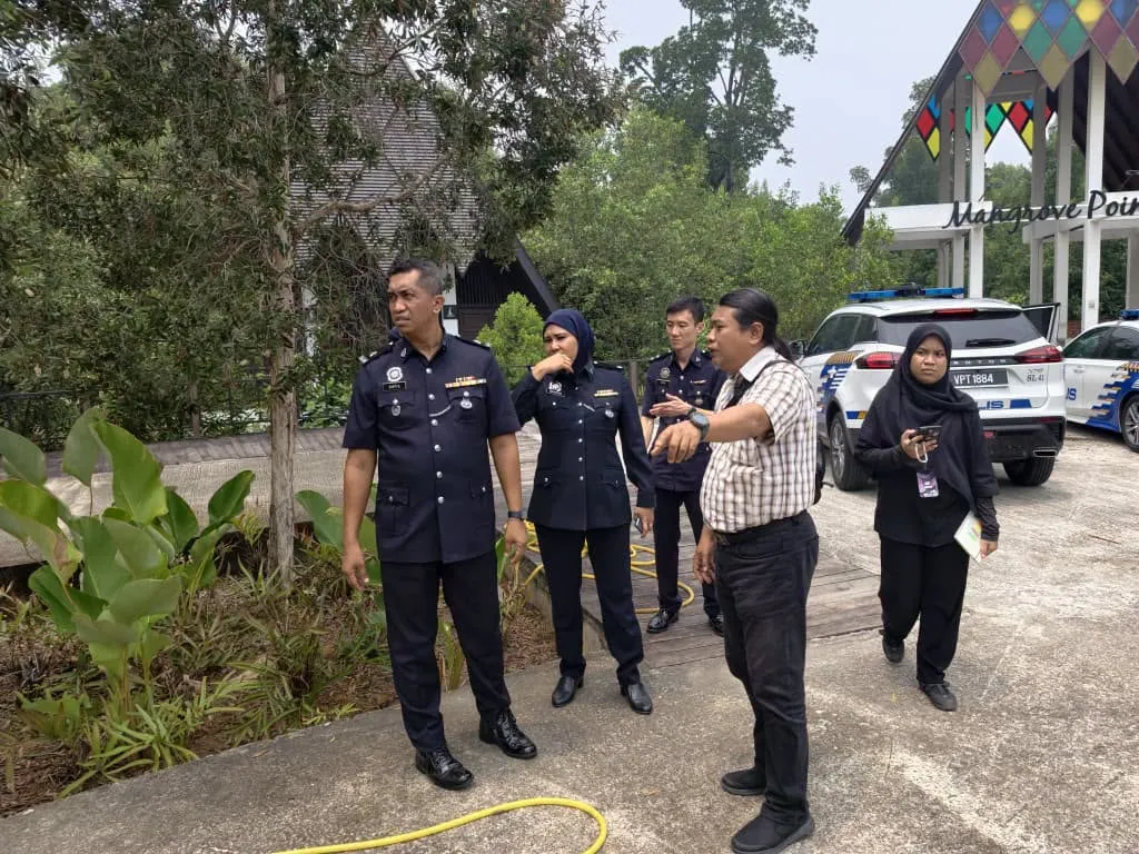 Cegah kecurian, polis teliti keselamatan tapak pembinaan Taman Tema Magika