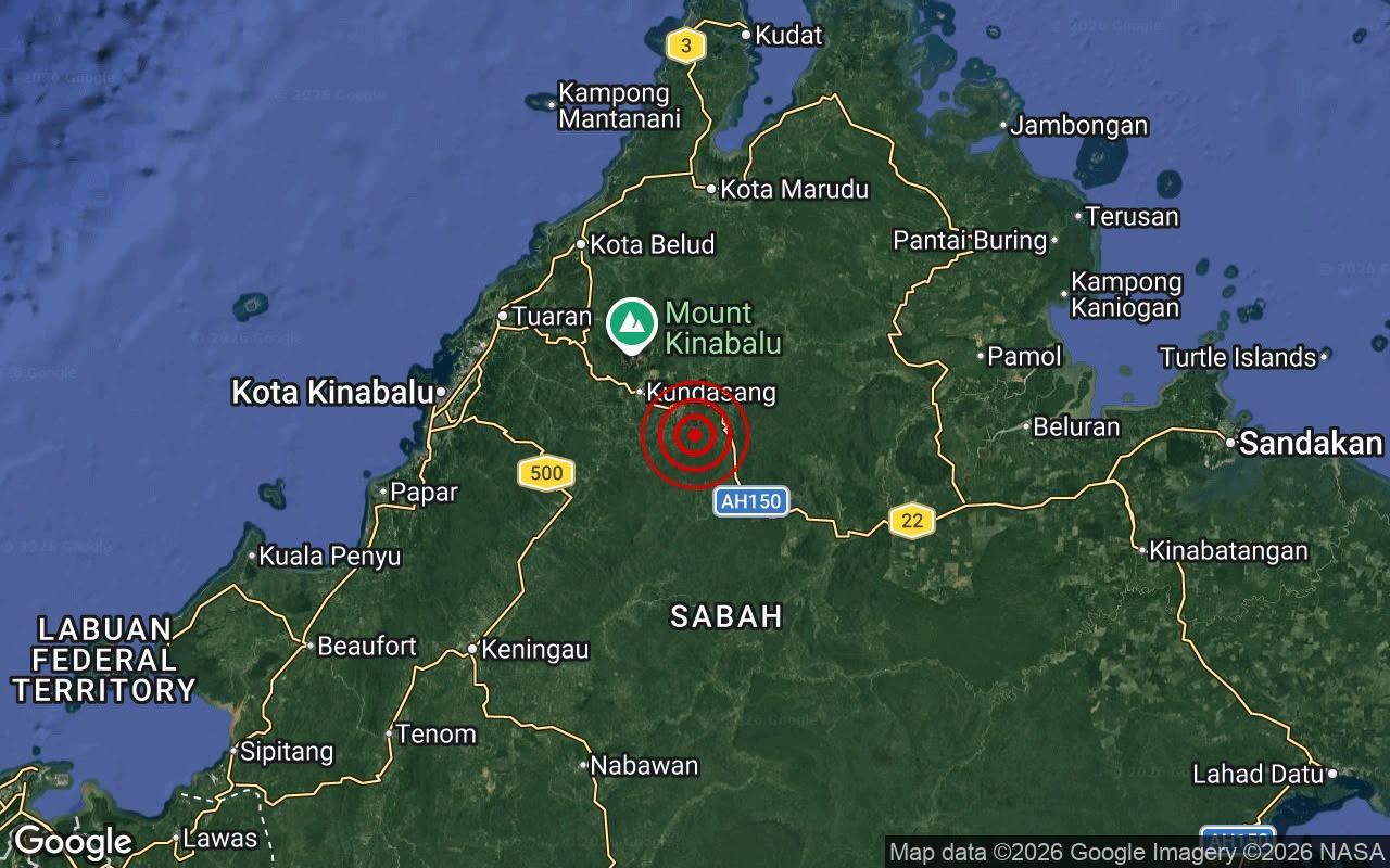 Weak 3.5-magnitude quake hits Ranau