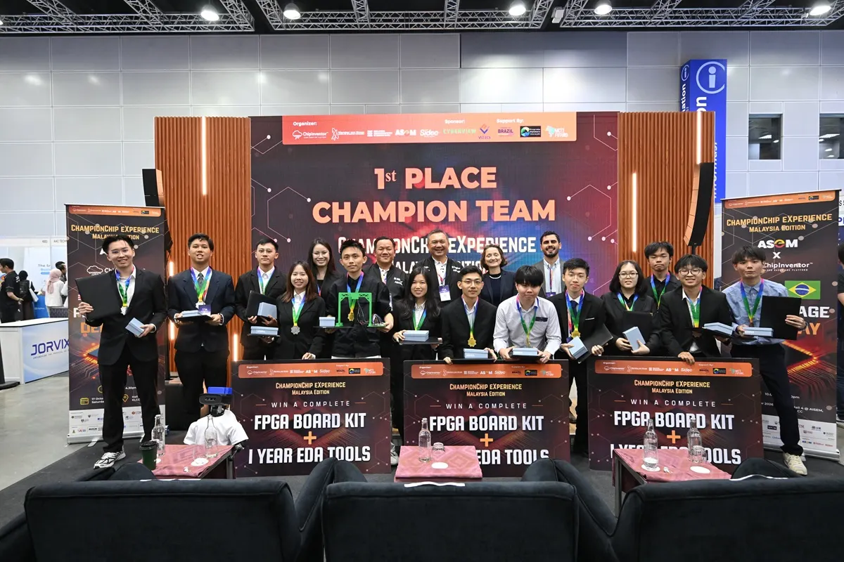 Pelajar universiti reka sistem tol tanpa palang, johan ChampionCHIP eXperience
