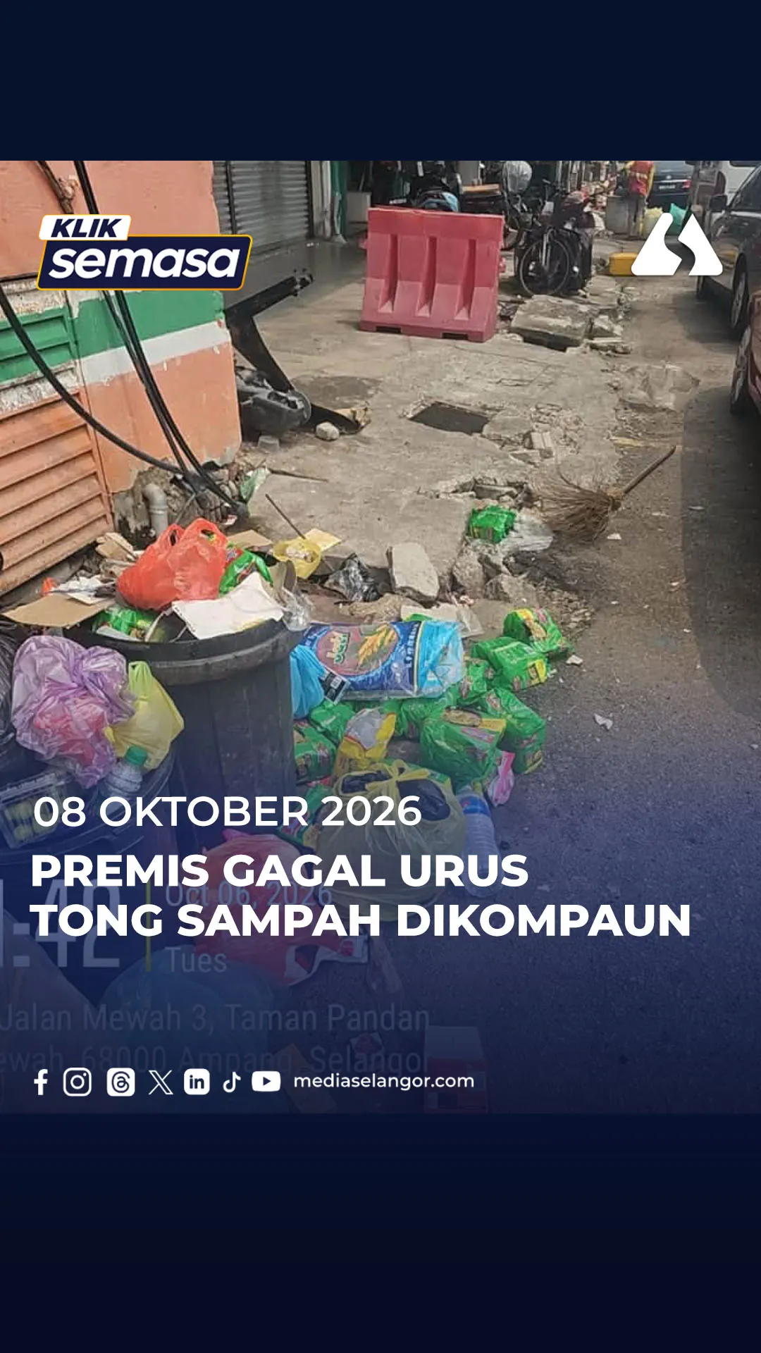 MPAJ kompaun premis gagal urus tong sampah, tidak patuhi syarat lesen