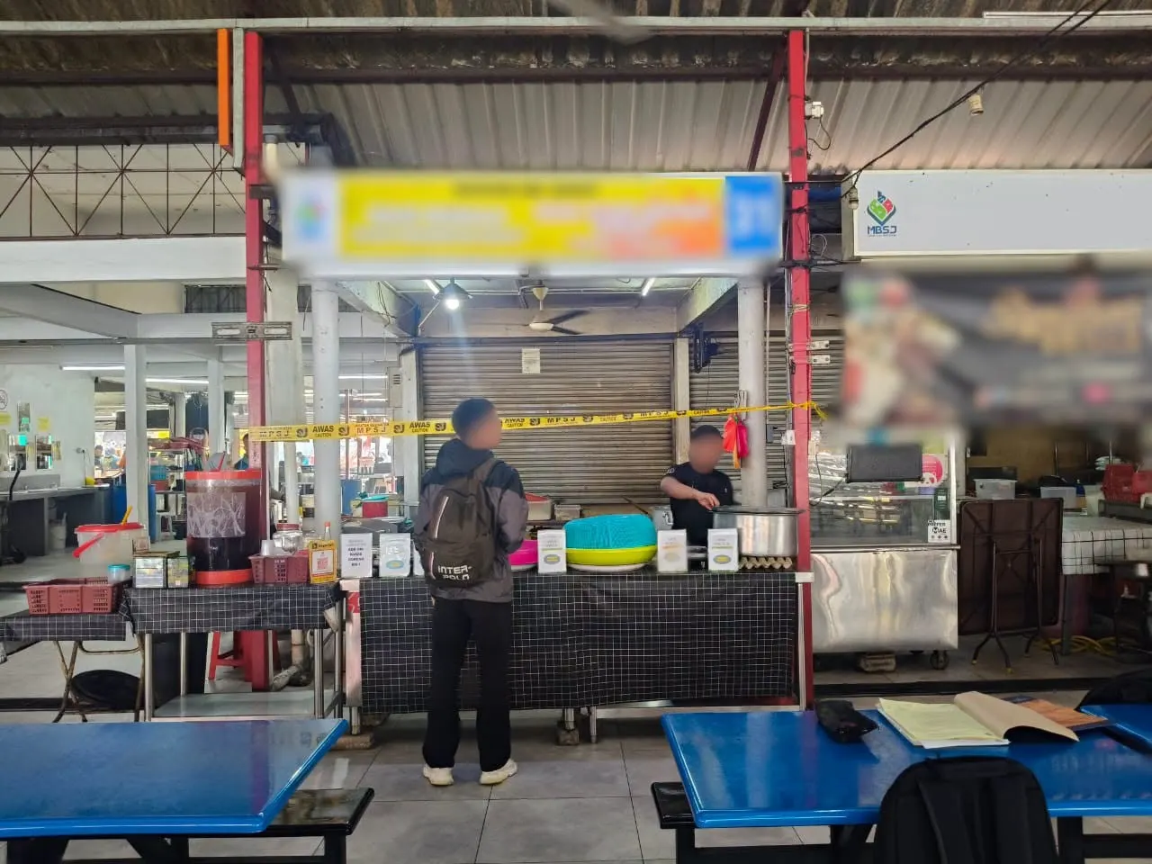 Three stalls at Taman Sri Serdang food court ordered shut