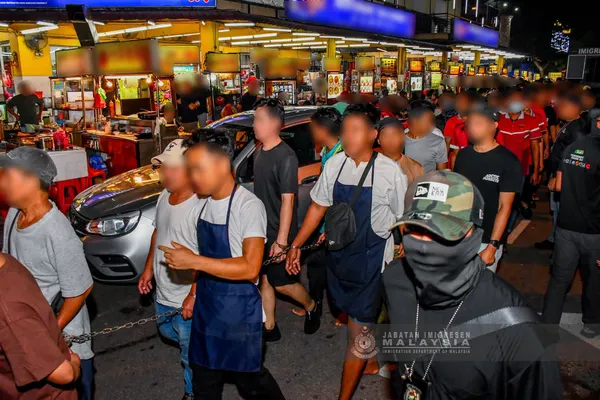 Imigresen tahan enam majikan tempatan, 174 warga asing di Seri Kembangan, Klang