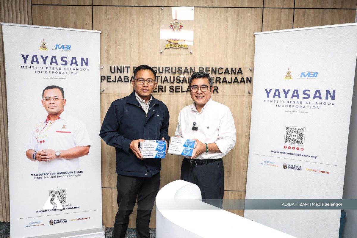 Yayasan MBI sumbang 5,000 kotak pelitup muka bantu penduduk terjejas jerebu