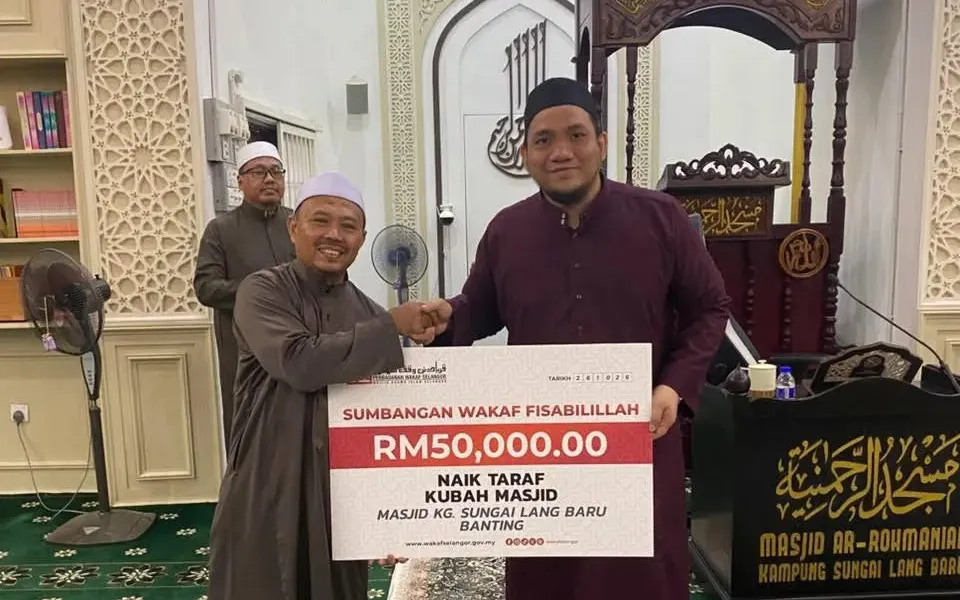 PWS salur wakaf RM78,714, naik taraf kemudahan tiga masjid