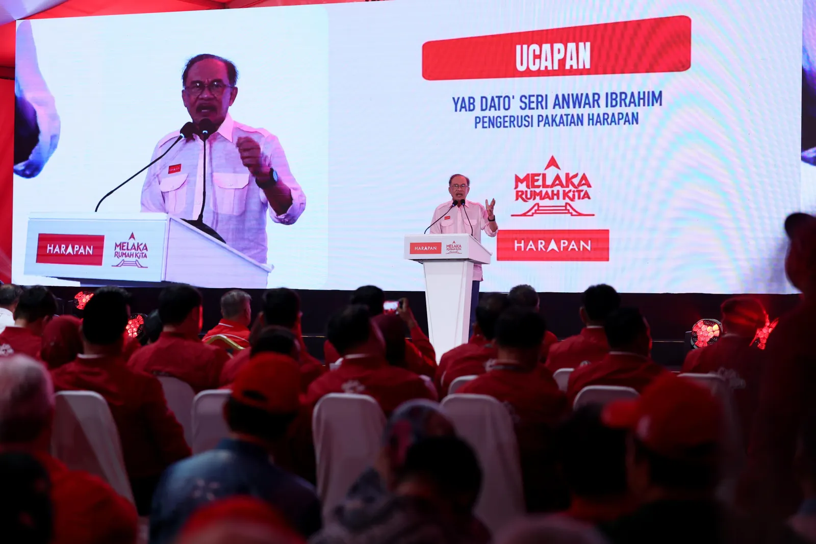 Anwar gesa rakyat Melaka tolak politik kebencian, pertahan perpaduan