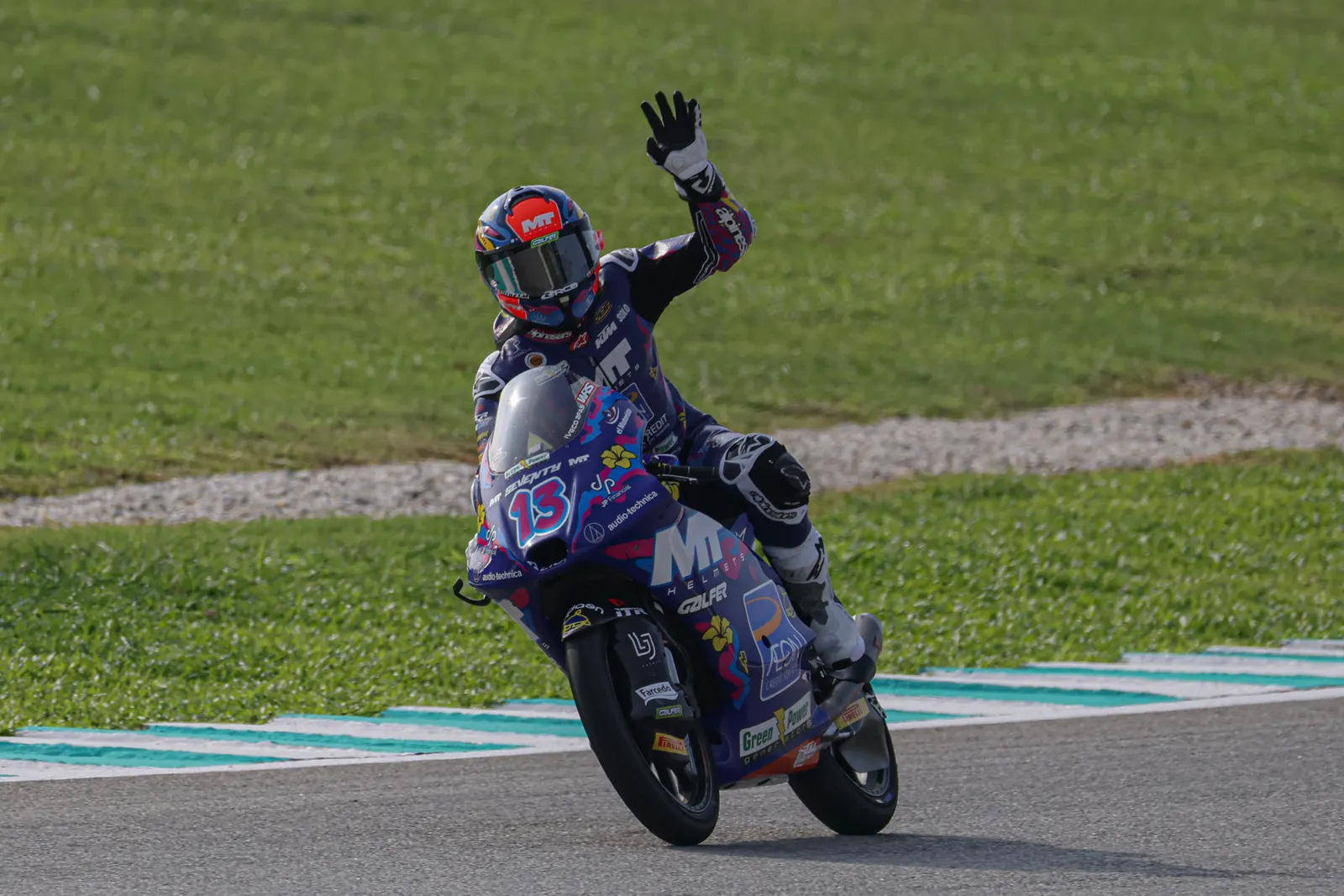 Hakim Danish secures third spot, to start Moto3 Malaysian GP from front row